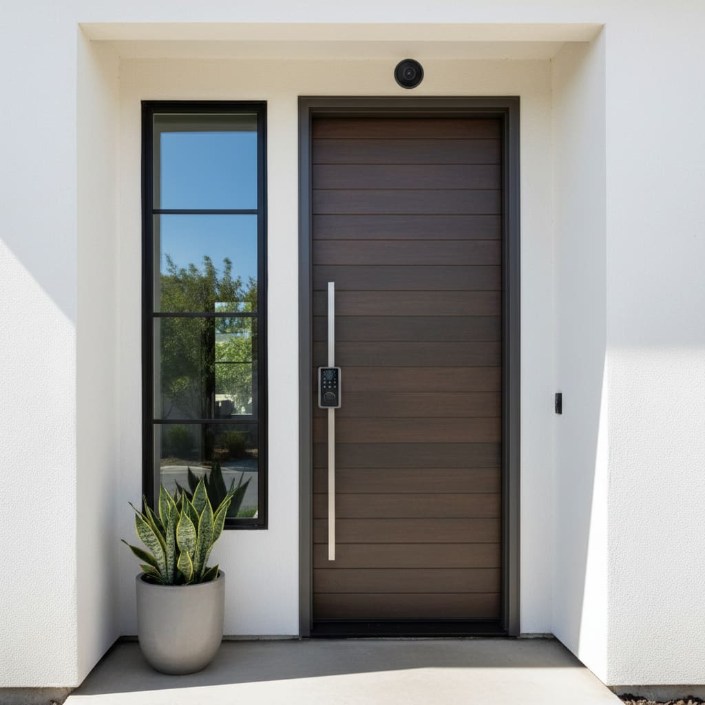 Smart lock and camera